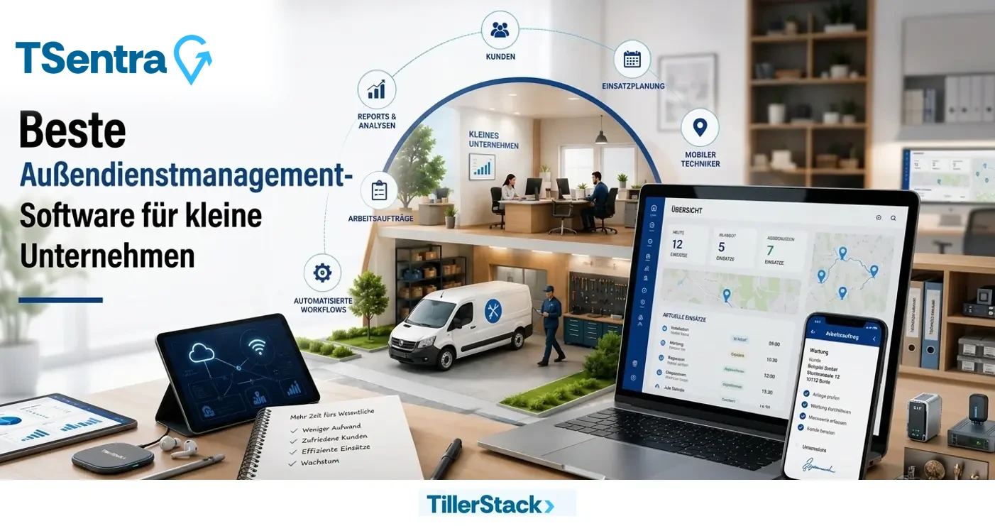 Die beste Außendienstmanagement-Software für kleine Unternehmen