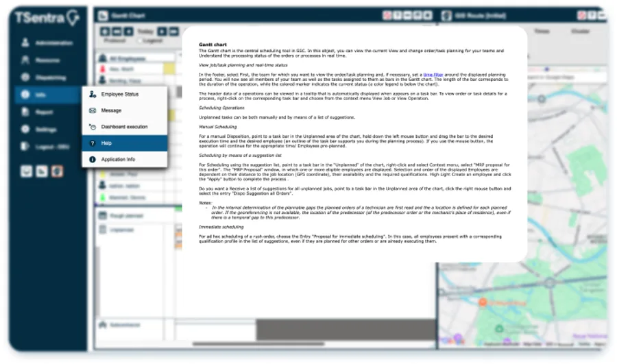 TillerStack training materials shown on a laptop and tablet screen