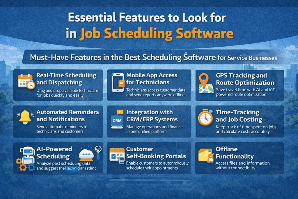Look for in Job Scheduling Software